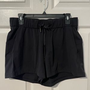 Lululemon Size 8 Black Drawstring Shorts w/ Pockets